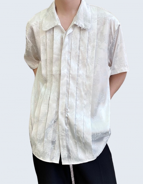 Chinese stand collar shirt