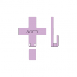 아비티 미니 벽 고리 연보라 Avitty Mini Wall Hook Light Purple
