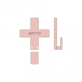 아비티 미니 벽 고리 핑크 Avitty Mini Wall Hook Pink